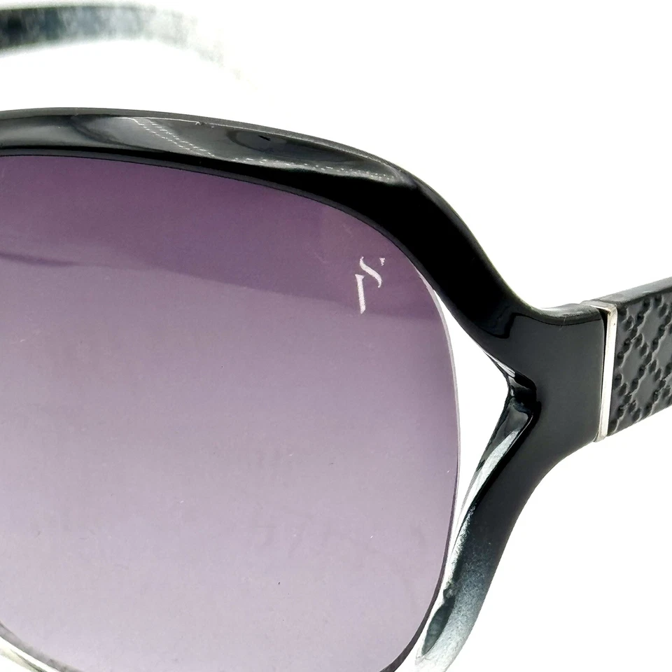 Vera Wang Designer Sunglasses Butterfly Round Black Clear Fashion Frame Gradient - Image 4 of 4