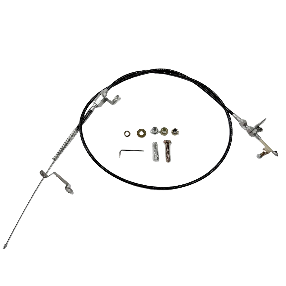 New Black Kickdown Cable Kit For Ford/AOD Lokar KD-2AODU Foto 2 de 4