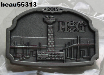  HARLEY DAVIDSON OWNERS GROUP HOG CHAPTER OFFICERS 2015 PEWTER VEST JACKET PIN