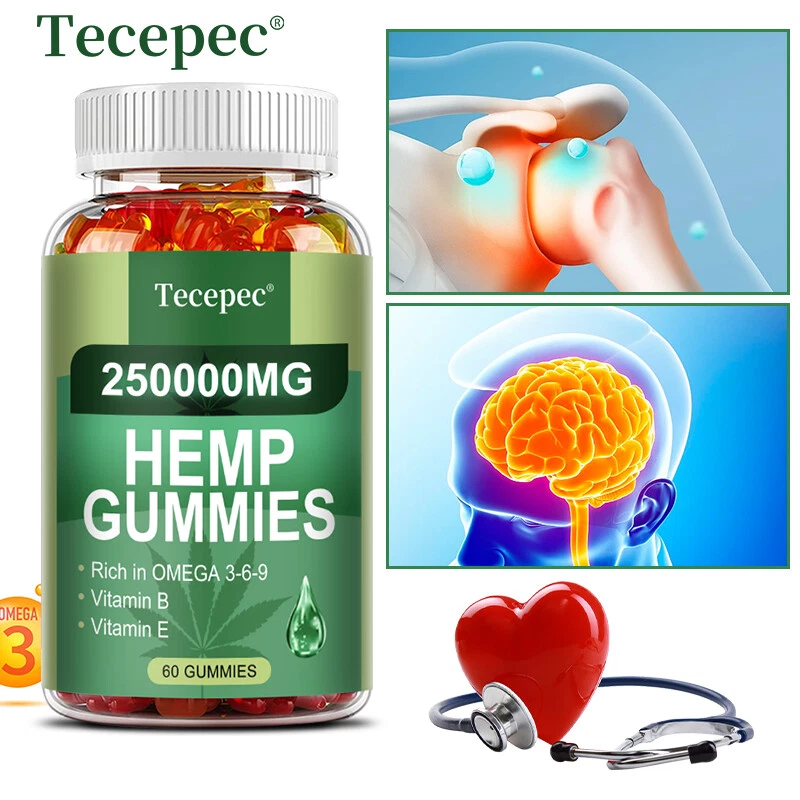 Para dor, sono, ansiedade calma estresse - Rico em gomas veganas OMEGA3-6-9 - Imagem 3 de 4