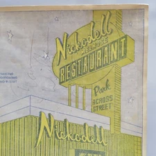 Nickodell Melrose Restaurant Menu Clarence Williams Signature Mod Squad Actor