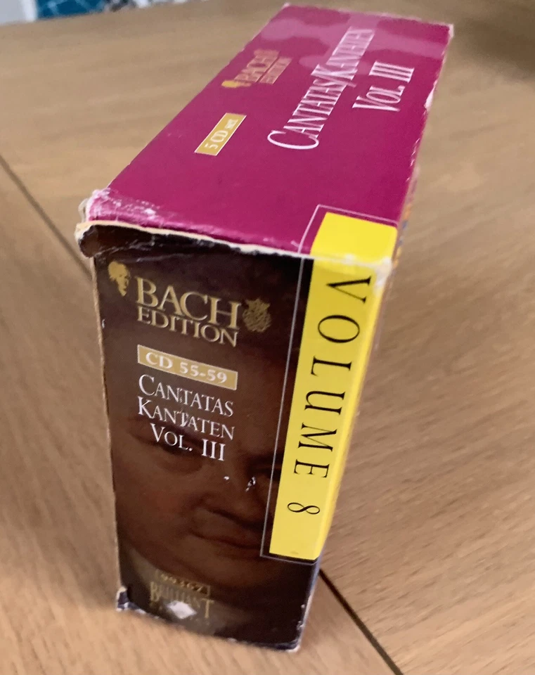 J.S. Bach - Cantatas Vol. III - 5 CD Set. Bach Edition Vol. 8 - Image 3 of 4