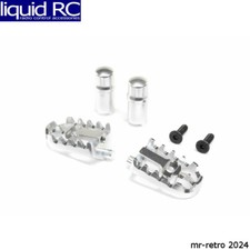 Losi 361001 Aluminum Foot Pegs Silver: PM-MX/SM