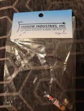 DOLLHOUSE MINIATURE VODKA BOTTLE w/ TONIC COCKTAIL& STIRRER 2 Pcs by FARROW INC