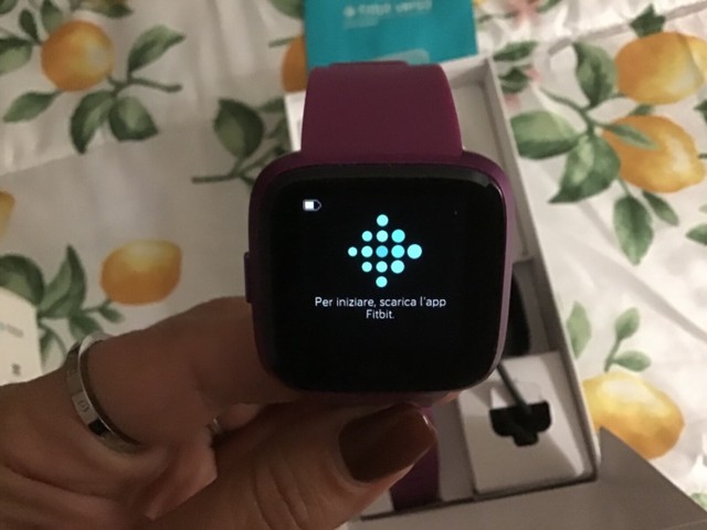 Fitbit Versa Lite FB415PMPM Fitness Smartwatch - Mulberry for sale online | eBay