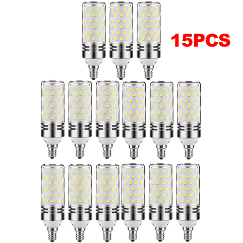 15*E12 White LED Corn Bulbs 6500K Candelabra Ceiling Fan Light Bulb Daylight 16W - Picture 17 of 17