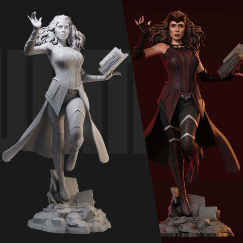 Scarlet Witch 1/24 1/18 3D-Druck Figur Modellbausatz unbemalt unmontiert GK - Bild 1 von 5