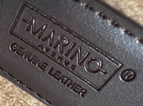 Mio Marino Men's Jean Prong Casual Leather Belt Coffee Brown Size 30”NIB - Picture 5 of 5