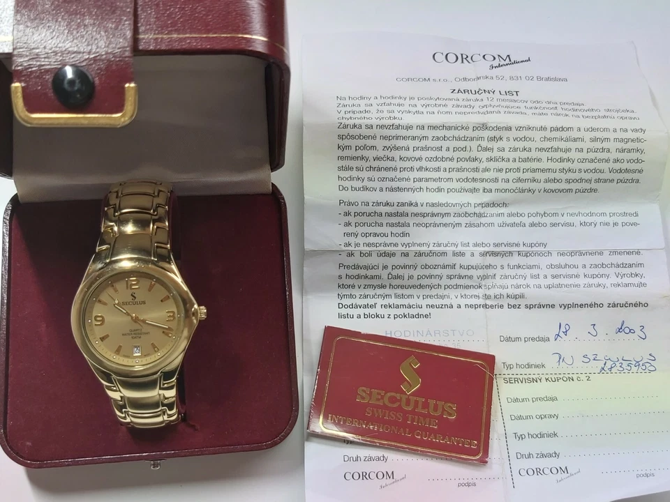 SECULUS SWISS Quartz Men's Watch / New Swiss Battery Uhr-Reloj-Montre-Orologio - Image 2 of 4