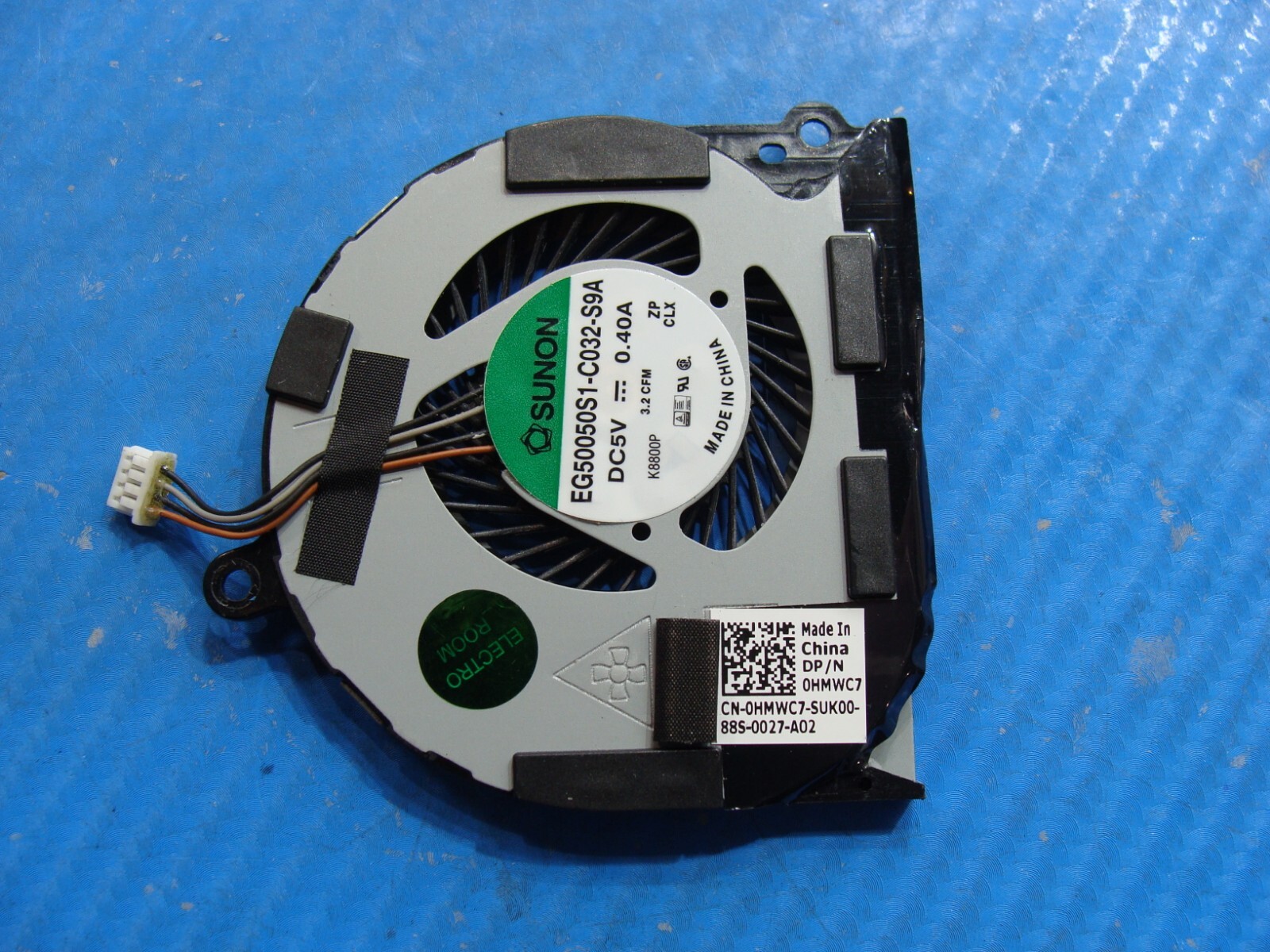 Replacement CPU Cooling Fan For Dell Latitude E7450 - HMWC7 Compatible With Integrated Intel Graphics