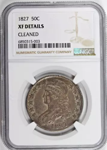 1827 Capped Bust Half Dollar : NGC XF Details