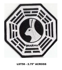 MINI LOST TV SHOW  PATCH - LOOKING GLASS LOGO - LST58