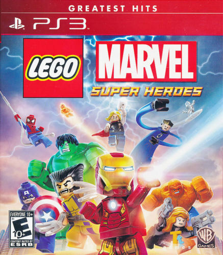 Ps2 Cassete: LEGO Marvel Super Herois