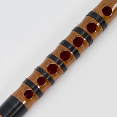 Yamamoto Takezaikuya Ryuteki Flute Black Wrap Japanese Traditional