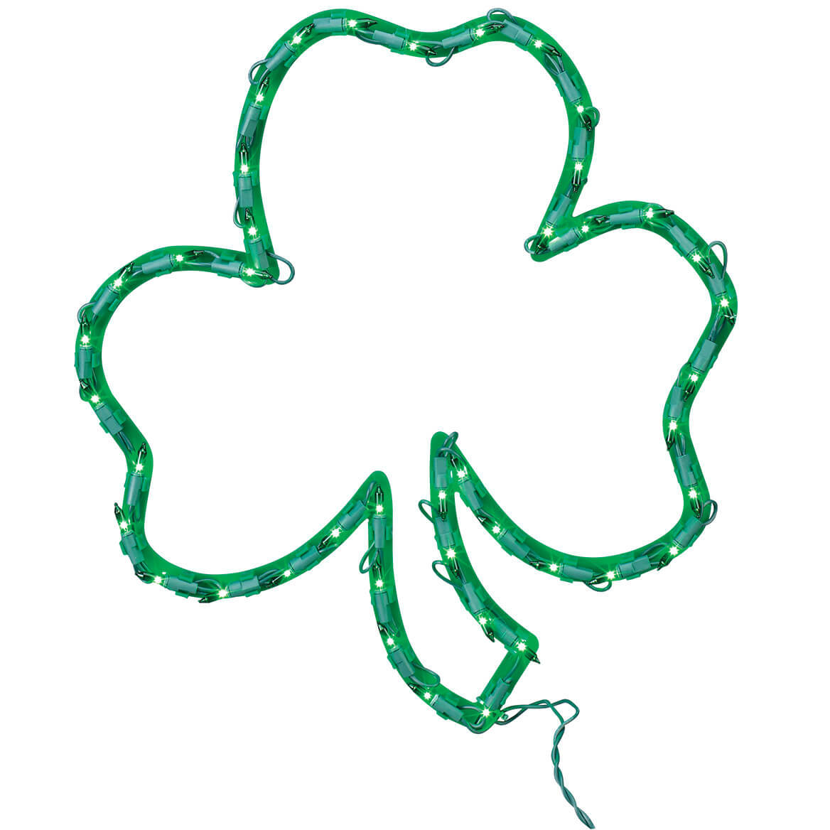 Christmas Lights Impact Innovations Lighted Window Decoration Green Shamrock  for sale online | eBay