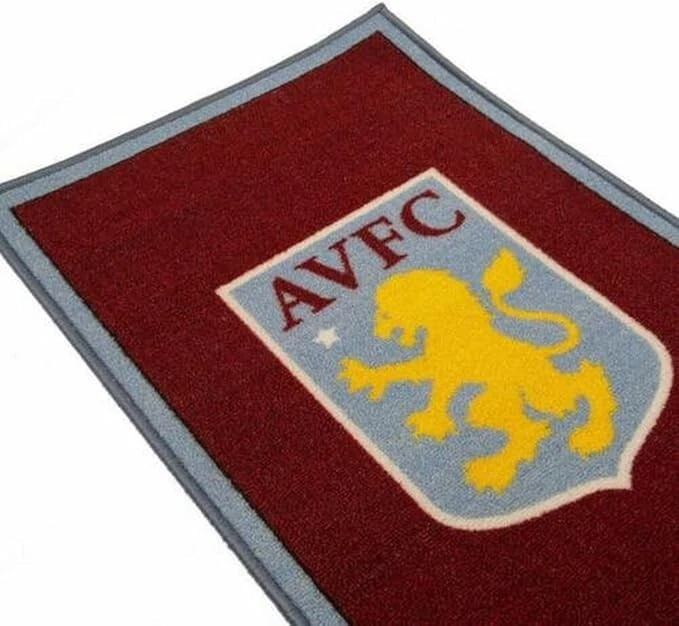 Aston Villa FC Rug large club crest Machine Washable 80 x 50cm Official Licensed - Image 4 of 4