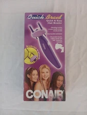 Vintage 2001 Conair Quick Braid Quick & Easy Hair Braider With Accessories New