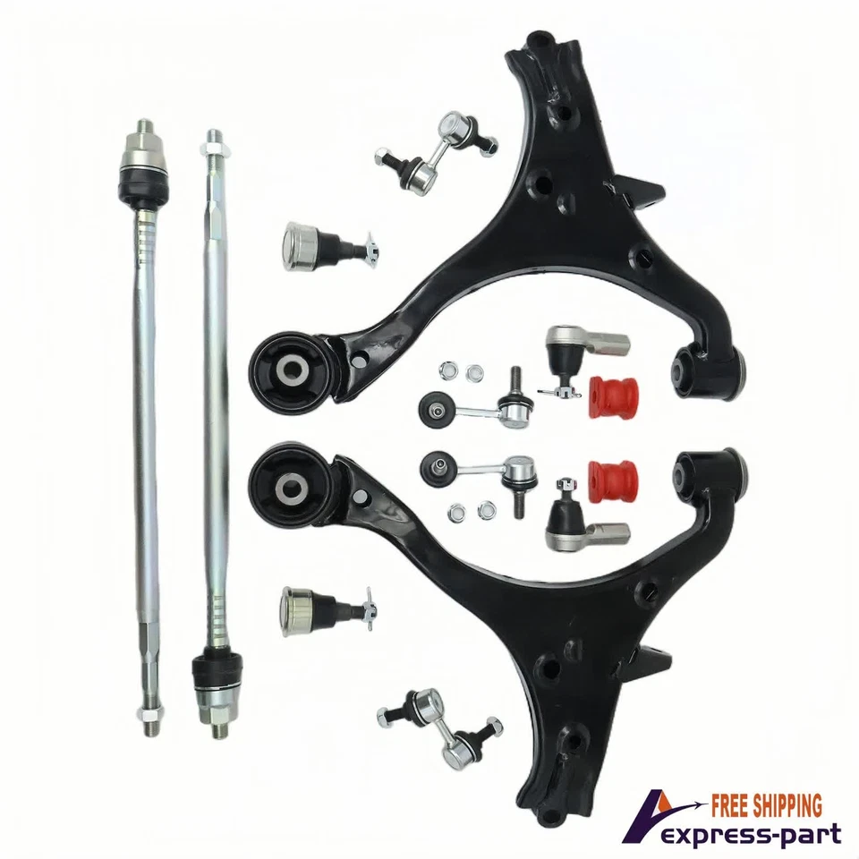 14PCS Front Control Arm Sway Bar Suspension Kit K640288 For 2001-2005 Acura EL - Image 2 of 4