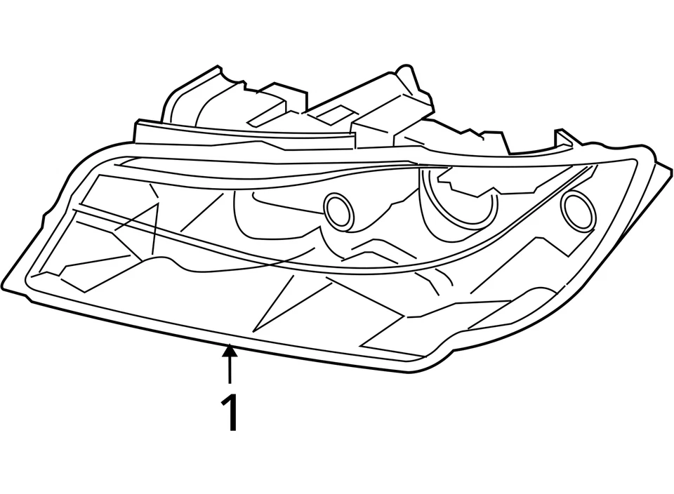 BMW 330I 325I 2006 2007 2008 pasajero/derecho/derecho faro faro OEM Foto 4 de 4