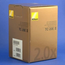 Nikon TC-20E III AF-S 2X Teleconverter Near Mint Condition