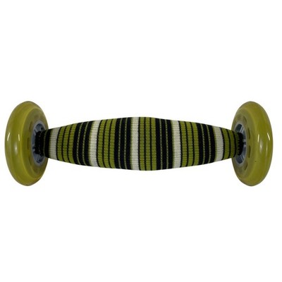 TriggerPoint TP Therapy QuadBaller Deep Tissue Massage Roller Green Striped