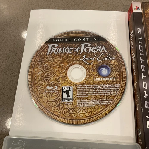 Prince of Persia Limited Edition PlayStation 3 PS3 Complete CIB Slipcover Bonus - Picture 2 of 14