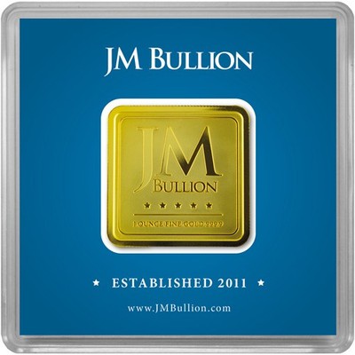 1 oz JM Bullion Square Gold Bar (New w/ Assay) | eBay
