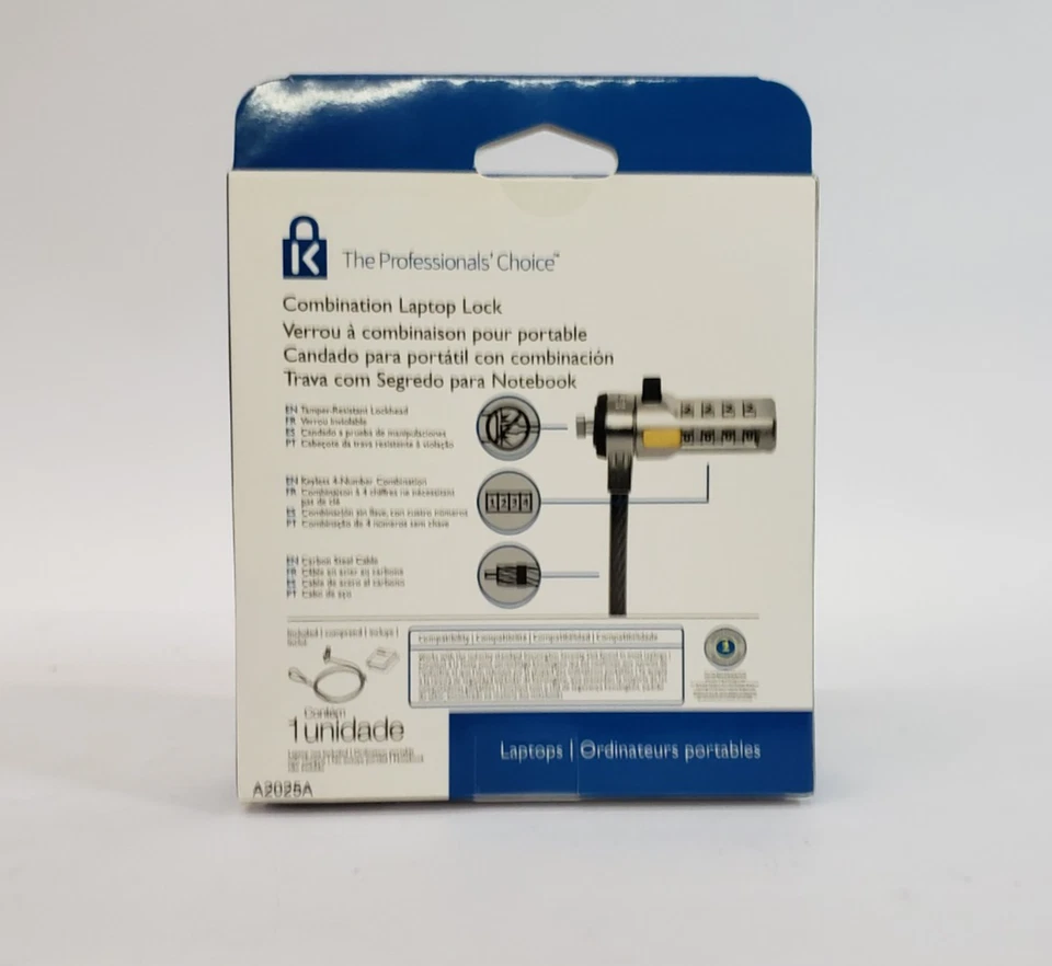 Lot of 10 Kensington Combination Laptop Computer Lock K64673AM NEW BOX - Image 3 of 3