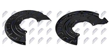 NTY Brake Disc Splash Panels Set Front Axle For AUDI VW SEAT 98-17 1K0615311C