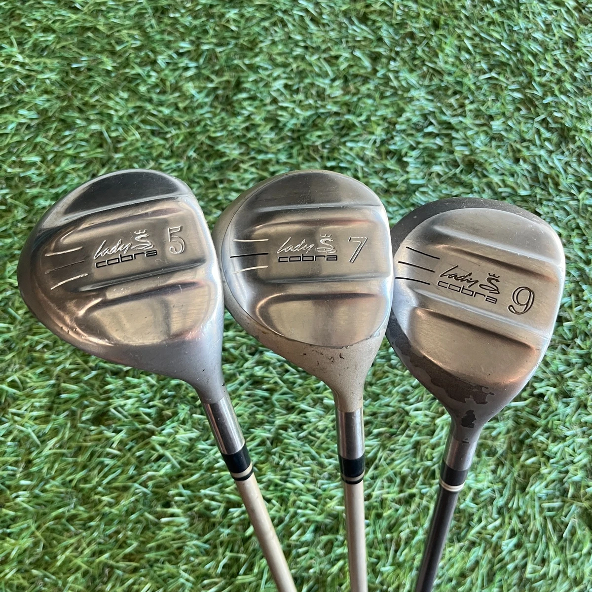 King Cobra Ladies SZ Offset Woods Set (D, 3W, 5W) Aldila HM