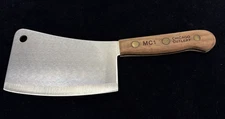 Chicago Cutlery MC1 Cleaver Chopper Knife 5" Blade Wood Handle Full Tang
