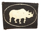 BRITISH MILITARY CAP BADGES, 1st Armoured Division Printed Formation Sign, WW2