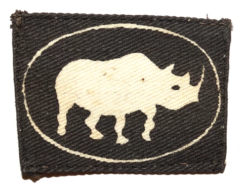 BRITISH MILITARY CAP BADGES, 1st Armoured Division Printed Formation Sign, WW2