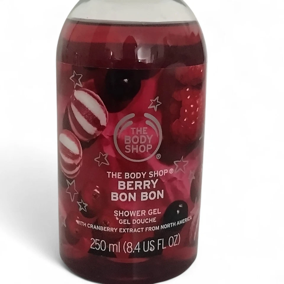 The Body Shop Shower Gel Berry Bon Bon 8.4 US fl oz Christmas Theme New - Image 2 of 4