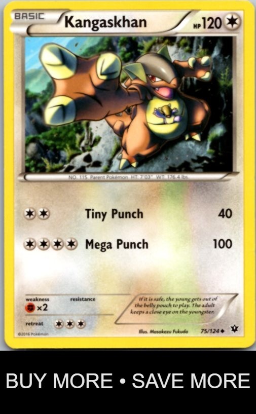 Kangaskhan 75/124 Fates Collide Fukuda