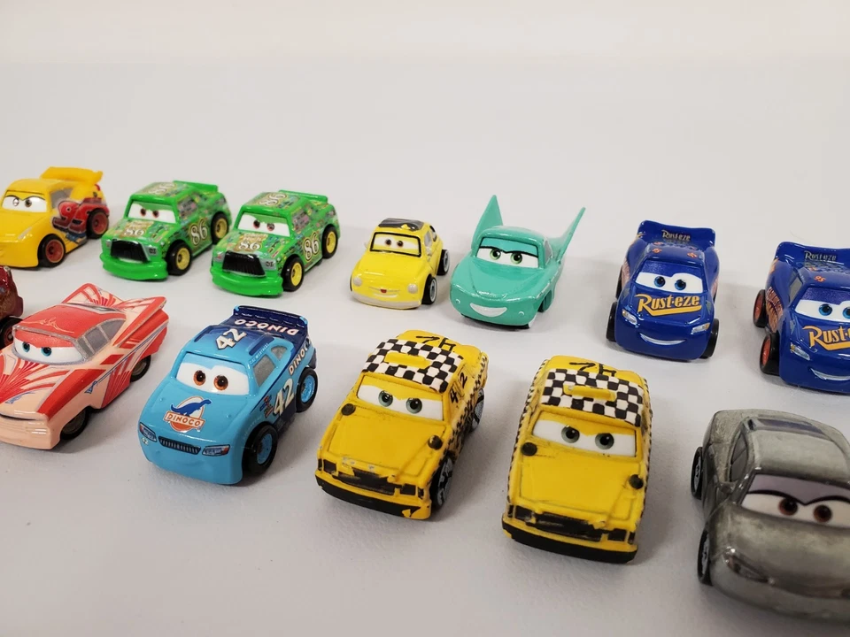 Disney Pixar Cars Movie Mini Racers Diecast Mattel Mixed Collection Lot of 18 - Image 4 of 4