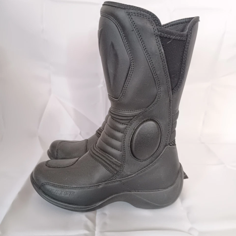 Womens Dainese Motorcycle Boots Black Leather Sz US 4.5 UK 3.5 EU 36 MM240 - Image 3 of 4