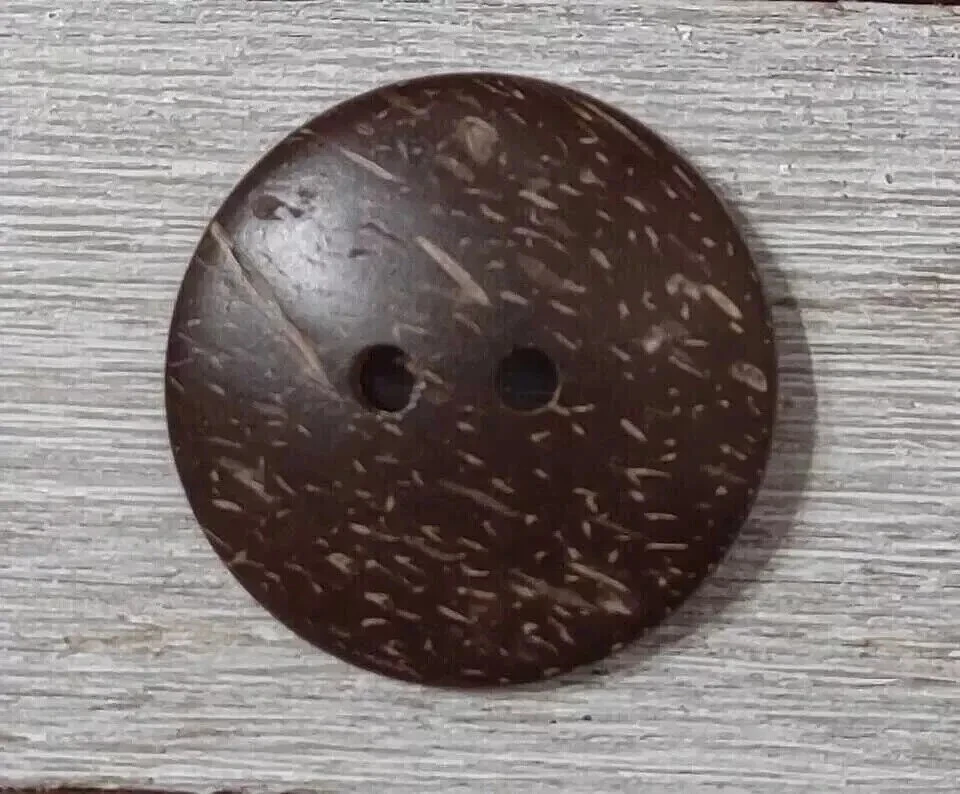large natural coconut sewing buttons 2 holes 1 1/2 inch 38mm random pick set - Image 4 of 4