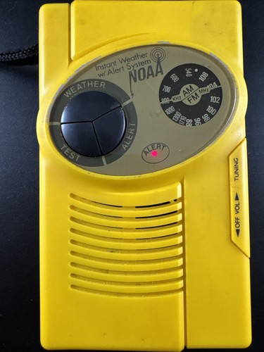 Radio de banda mundial vintage NOAA de alerta meteorológica portátil FM/AM/worldband - Imagen 4 de 7