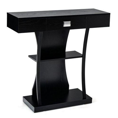 Mesa de entrada consola de 3 niveles sofá mesa para sala de estar dormitorio cocina - Imagen 10 de 20