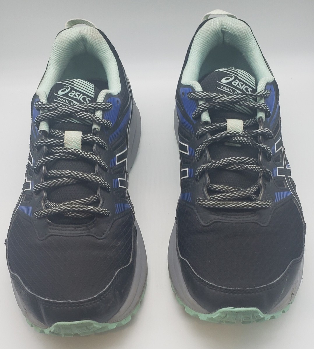 Asics Women's Trail Scout 2 Running Shoes Sneaker Black Blue