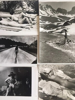 Lot 5 photos argentiques nu artistique érotique curiosa années 70 pin-up - Photo 1/4
