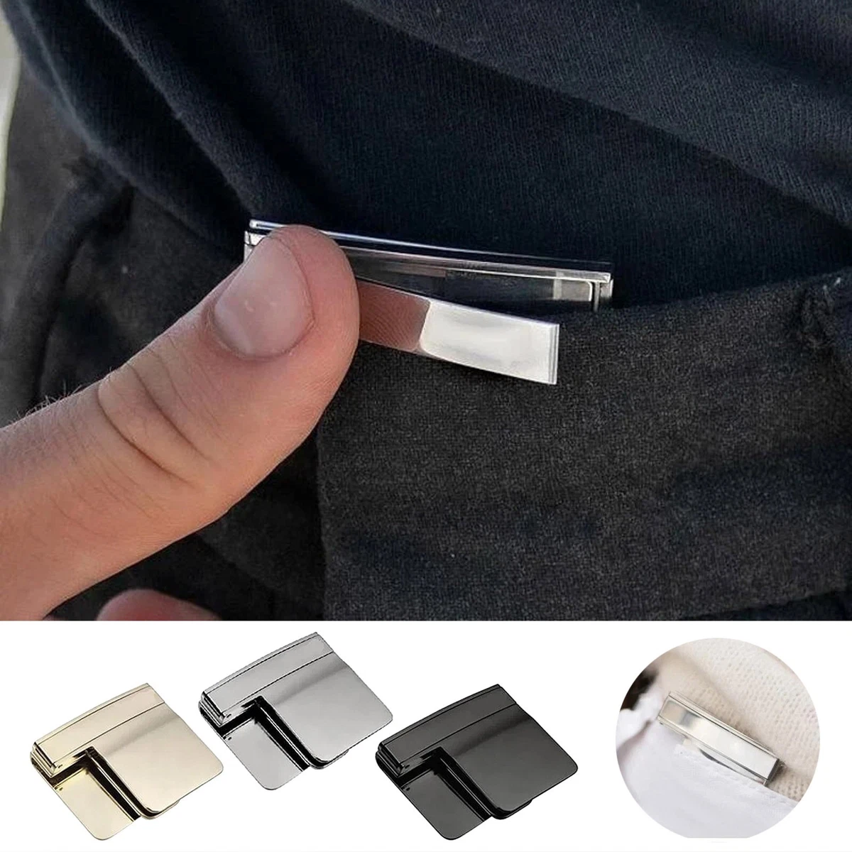 Belt Adjustment Clamp Folding Belt Buckle Folding Multifunctional Belt Clip