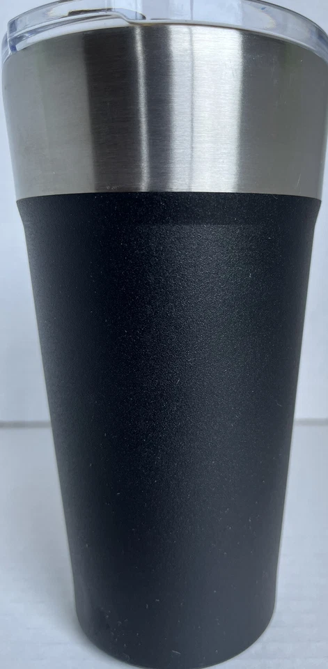 Vaso Coleman Brew 20oz NEGRO aislado acero inoxidable taza picnic campamento Foto 2 de 4