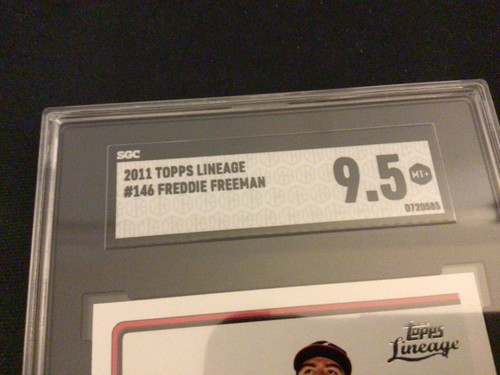 2011 Topps Lineage Freddie Freeman RC #146 SGC 9.5 #0720585 - Picture 2 of 3
