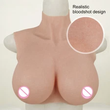 Realistic Silicone Breast Forms Tits Transgender Sissy Crossdresser Breastplates