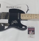 FRANKIE VALLI SIGNED CUSTOM ELECTRIC GUITAR SINGER LEGEND AUTOGRAPHED JSA COA — photo 2