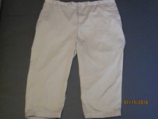 Catherine's misses plus size 26w tan dress capris pants j190