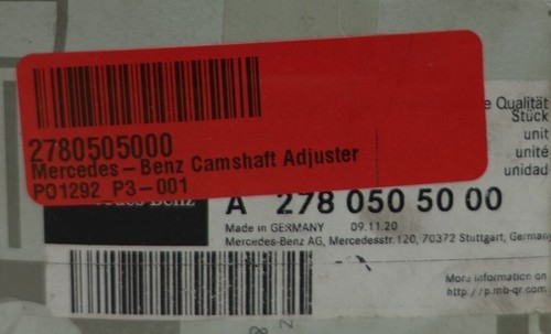 NEW OE Mercedes Engine Intake Camshaft Adjuster Left 2780505000 CL E GL ML 12-19 - Picture 2 of 6