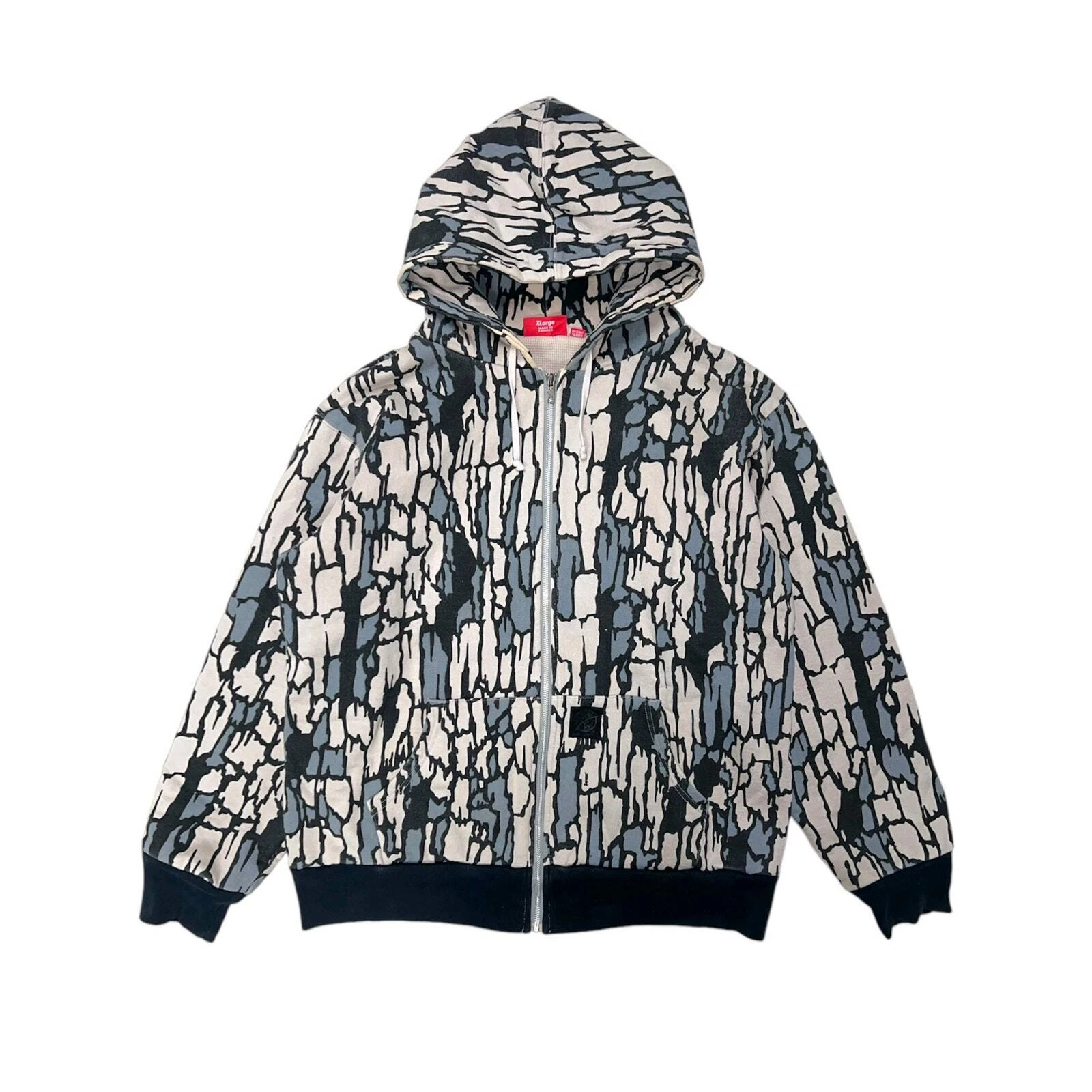 Sweat à capuche zippé thermique Supreme FW05 Cold World Tree Bark
